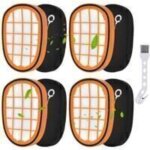 Lot de 4 filtres pour philips speedpro max aqua handheld fc6812 fc6813 accessoire pour aspirateur