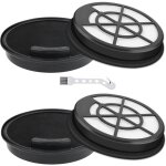 Lot de 4 filtres de rechange compatibles avec aspirateurs - tra�neaux sans sac eureka mod�les nen110a ...