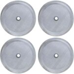 Lot de 4 filtres de rechange pour cafeti�re � piston bodum, r�utilisables en acier inoxydable 304, 4 ...