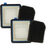 Lot de 4 filtres remplacement pour ef160, efkw2, 9009232704, 140117409023 pour aspirateur - filtre hepa, ...