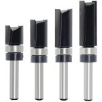 Lot de 4 fraises � copier bois � tige de 6 mm, dot�es de roulements � billes, outil de coupe professionnel ...