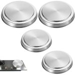 Lot de 4 housses de cuisinire en acier inoxydable, protections de cuisinire, ustensiles de cuisson, ...