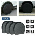 Lot de 4 housses de pneus �tanches pour roue de secours, remorque, camping - car, protection anti - corrosion ...