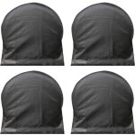 Lot de 4 housses de pneu imperm�ables et coupe - vent, compatible avec camping - car, vus, camion, remorque, ...