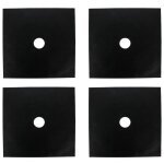 Lot de 4 housses de protection antiadhésives pour cuisinière à gaz, réutilisables, pour plaque de cuisson, ... Lot de 4 housses de protection antiadhésives pour cuisinière à gaz, réutilisables, pour plaque de cuisson, ...