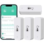 Lot de 4 hygrom�tres wifi pour la maison, int�rieur et ext�rieur - capteur de temp�rature et d'humidit� ...