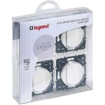 Lot de 4 interrupteurs ou va - et - vient céliane soft - blanc Lot de 4 interrupteurs ou va - et - vient céliane soft - blanc