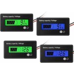 Lot de 4 jauges de batterie dc 12 v 24 v 36 v 48 v avec alarme, indicateur de tension de capacit� de ...