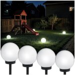 Lot de 4 lampes solaires d'ext�rieur , lumi�re solaire de jardin, exterieure �tanche lumiere, lampes ...