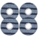 Lot de 4 lingettes nettoyantes c20 omni compatibles avec l'aspirateur robot eufy c20 omni, kit d'accessoires ...