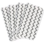 Lot de 4 lingettes de rechange lavables pour balai vapeur shark s1000, s1000a, s1000c, s1000wm et s10001c. ...