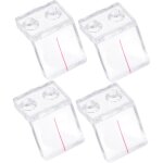 Lot de 4 loupes � double trou en plastique transparent pour travail du bois avec plaque d�flectrice stable ...