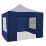 Terre jardin - lot de 4 murs pour tonnelle pliante 3 x 3 m - - bleu