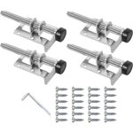 Lot de 4 nivellement robustes r�glables pour meubles et armoires avec vis antid�rapants pour mobilier ...