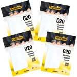 Lot de 4 packs de 4 filtres aspirateur seau 64020 electrolux et tornado topfilter premium