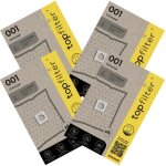 Lot de 4 packs de 4 sacs aspirateur 64001 universels topfilter premium