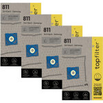 Lot de 4 packs de 4 sacs aspirateur 64811 samsung et dirt devil topfilter premium