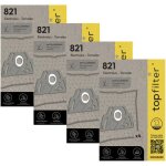 Lot de 4 packs de 4 sacs aspirateur 64821 pour tornado et electrolux topfilter premium
