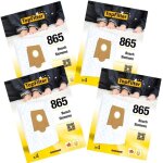 Lot de 4 packs de 4 sacs aspirateur 64865 pour bosch topfilter premium