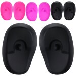 Lot de 4 paires de cache - oreilles rsistants  la chaleur pour la teinture des cheveux, les couteurs ...