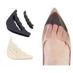 Lot de 4 paires d'inserts de remplissage de chaussures en �ponge souple avec bouchon d'orteil r�glable ...
