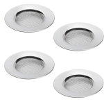 Lot de 4 passoires d'�vier pour douche, receveur de cheveux du trou de prise �viers de baignoire ou de ...