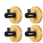 Lot de 4 pat�res murales noires avec fixation sans per�age