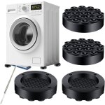 Lot de 4 patins anti - vibrations pour lave - linge, forte absorption et anti - vibrations, patins anti ...