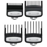 Lot de 4 peignes tondeuse sabot de guidage, tondeuse � cheveux limite peigne, peignes pour sabot cheveux, ...