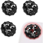 Lot de 4 petites roulettes auto - adh�sives � billes pour meubles, bo�tes de rangement, ustensiles de ...