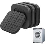 Lot de 4 pieds anti - vibrations pour machine � laver, amortisseurs anti - vibrations et anti - mouvement ...