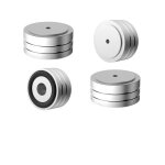 Lot de 4 pieds de haut - parleur - amortisseurs de r�sonance efficaces pour pieds de caisson de basses ...