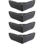 Lot de 4 pieds de meubles de cuisine (55 mm) pour armoires, lits, canap�s, tables et chaises, noir