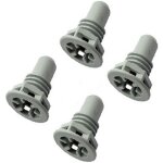 Lot de 4 pieds r�glables (31x6056) lave - vaisselle ariston hotpoint, belling, blanco, blomberg, bomann, ...