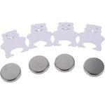 Lot de 4 pinces magn�tiques � ventouse pour nappe d�coration d int�rieur pinces de fixation pour nappe ...