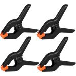 Lot de 4 pinces  ressort , pinces en plastique de 15 cm , pinces d'arrire - plan , pinces robustes ...
