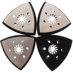 Lot de 4 plaques de pon�age triangulaires avec 6 trous 93 mm patin ponceuse triangulaire accessoires ...