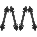 Lot de 4 poign�es de porte de grange en m�tal noir poign�es coulissantes rustiques pour portes int�rieures ...