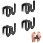 Lot de 4 porte - chaussures muraux suspendus ? �tag�re � chaussons peu encombrante, m�tal robuste, sans ...