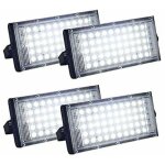 Lot de 4 projecteurs led d'ext�rieur ultra lumineux ip66 �tanche pour cour, garage, terrain de sport ...
