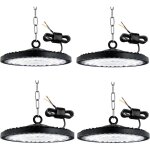 Lot de 4 projecteurs led ufo 300 w, projecteurs led ext�rieurs 300 w, �clairage industriel de type navire, ...