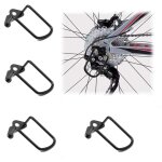 Lot de 4 protections de d�railleur de v�lo en m�tal noir