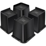 Lot de 4 rehausseurs de lit surdimensionn�s et robustes en forme de l pour canap�s, canap�s, bureaux