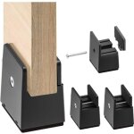 Lot de 4 rehausseur pieds de lit 5 cm pour table, chaise, canapé, rehausseurs meubles largeur réglable ... Lot de 4 rehausseur pieds de lit 5 cm pour table, chaise, canapé, rehausseurs meubles largeur réglable ...