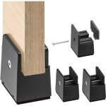 Lot de 4 rehausseur pieds de lit 5 cm pour table, chaise, canap�, rehausseurs meubles largeur r�glable ...