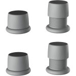 Lot de 4 rehausseurs r�glables antid�rapants pour meubles, lits, canap�s, tables et chaises, pieds de ...