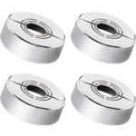 Lot de 4 rosace mitigeur douche 3 tailles en 1, cache rosace tuyau radiateur, rosace robinet divis�e ...