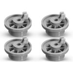 Lot de 4 roulettes de lave - vaisselle pour panier infrieur, roulettes panier lave - vaisselle?roues ...