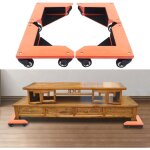 Lot de 4 roulettes pivotantes pour armoire de bureau, meubles, d�m�nagement, roulettes pivotantes, chariot ...