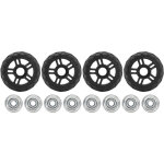 Lot de 4 roulettes pivotantes pour valise, silencieuses, robustes, l�g�res, isolantes thermiques et ignifug�es ...